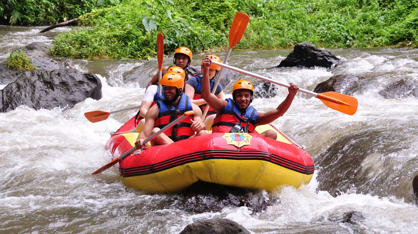 Mount Batur Trek and White Water Rafting