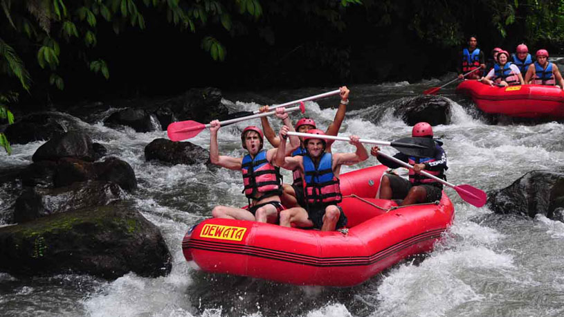 Telaga Waja River Mount Batur White Water Rafting Package